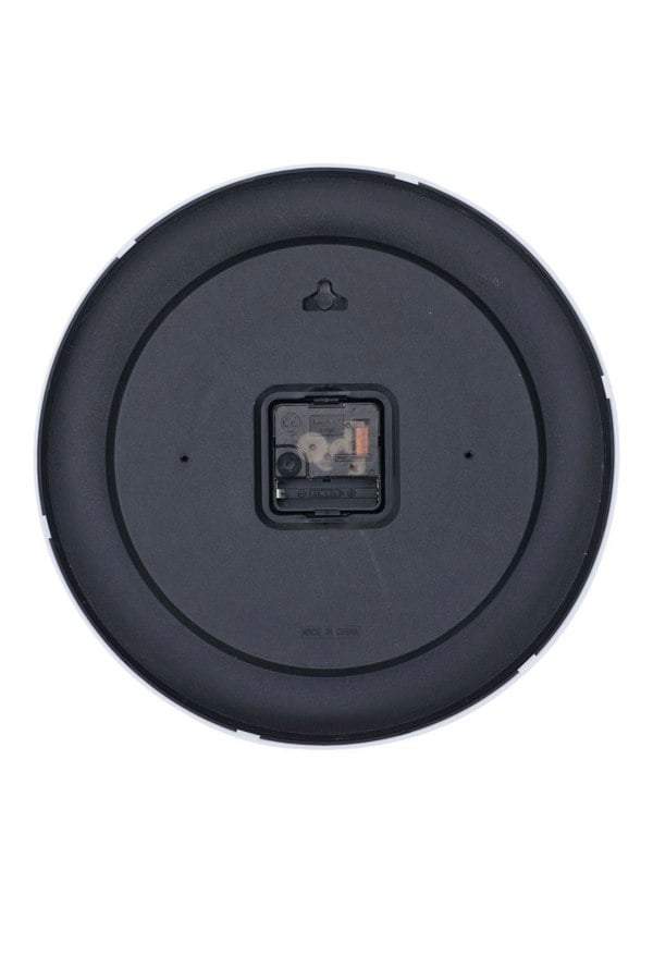 Living and Home 12-inch Brightly Coloured Dual-Scale Battery Operated Wall Clock