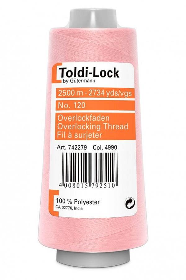 Gutermann Toldi Lock Overlocker Thread 2500m Polyester Thread Suitable For Dressmaking