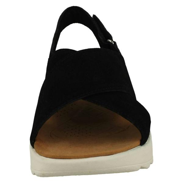Clarks Ladies Clarks Cross Detailed Chunky Sole Slingback Sandals DashLite Wish