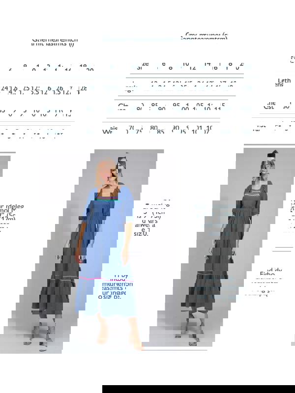 Kite Womens Organic Cattistock Ric Rac Muslin Dress Navy