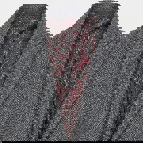 IMW-03 - Women's Grey Tweed Herringbone Blazer Waistcoat-TruClothing