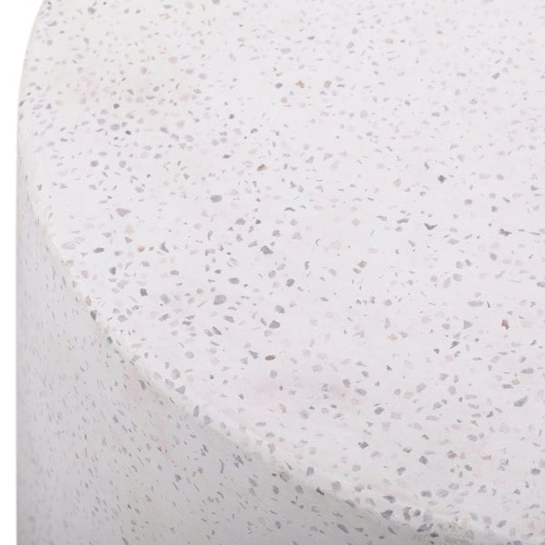 Furniture Edit Terrazzo Light Speckled Indoor or Outdoor Side Table