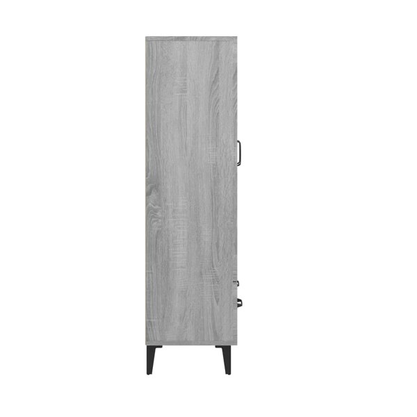 Berkfield Highboard Grey Sonoma 70x31x115 cm Engineered Wood