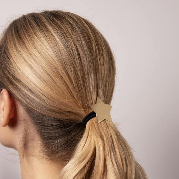 Gold Trip Star Hair Tie