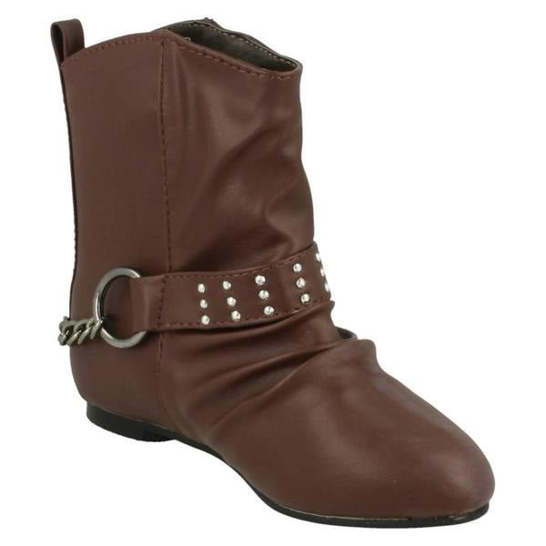 Spot On Girls Spot On Flat Ankle Boot H4087