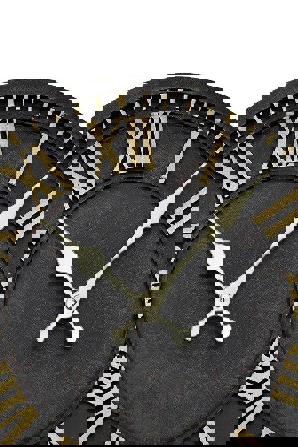 Living and Home 30Cm Decorative Roman Numeral Wall Clock