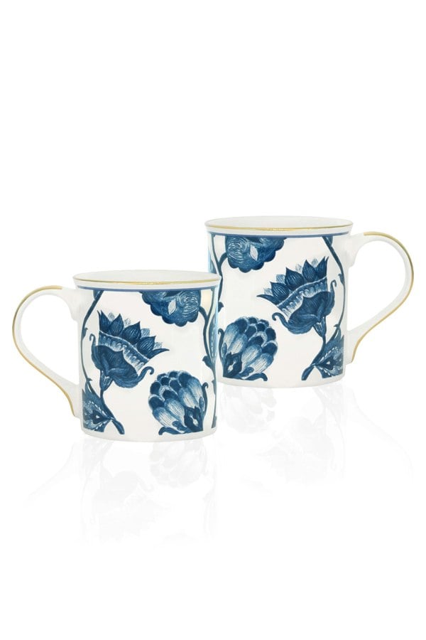 Rozi Fleur Collection Mugs (Set of 2)