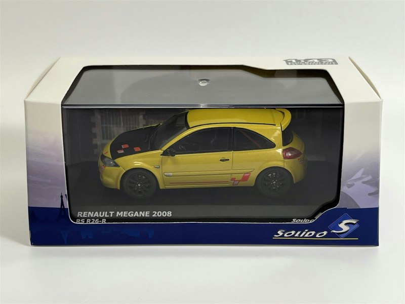 Solido Renault Megane 2008 RS R26-R Yellow 1:43 Scale 4310204