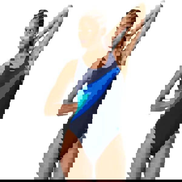 Speedo Hyperboom Butterfly Back Swimsuit - Navy/Blue