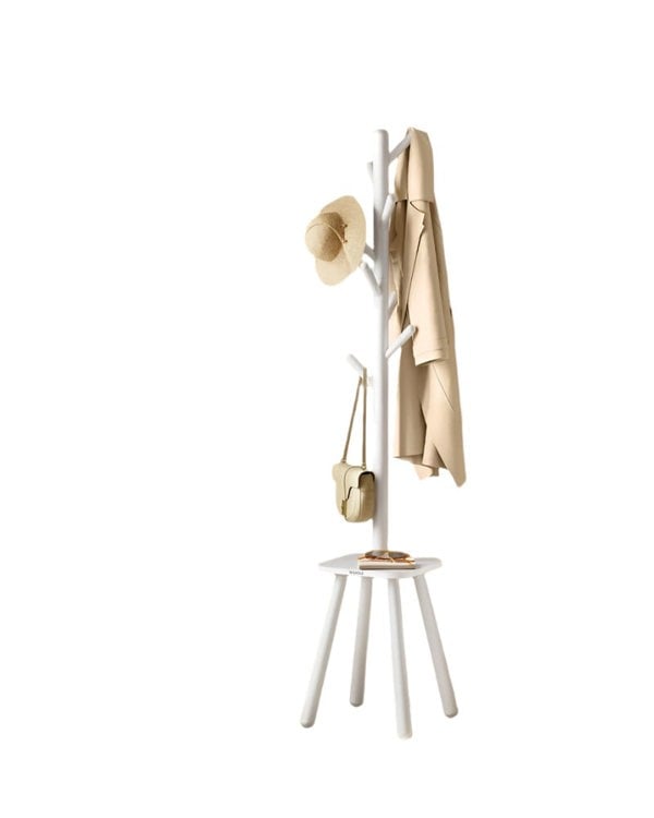 Modcraft Coat Rack Stand Hall Tree with 8 Hooks and Storage Shelf