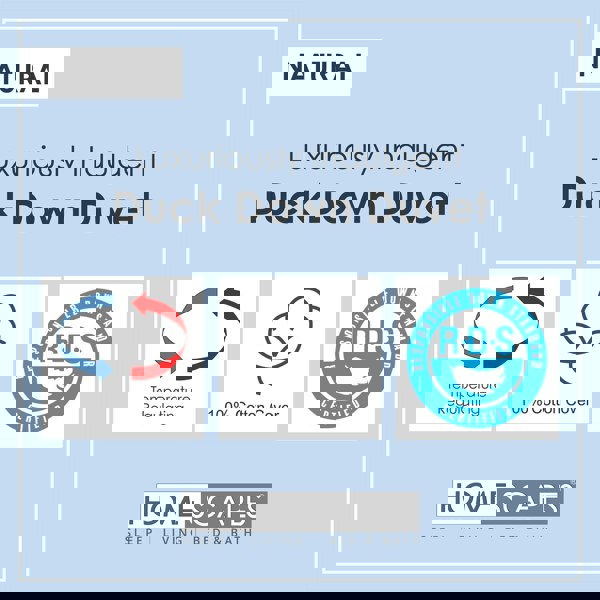 HOMESCAPES Duck Down 9 Tog Duvet