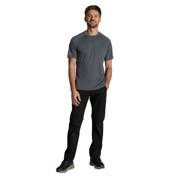 Craghoppers Mens Kiwi Pro III Convertible Trousers - Black - 