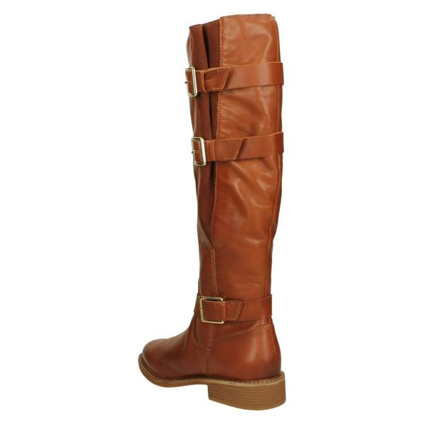 Clarks Ladies Clarks Knee High Boots Cologne Up