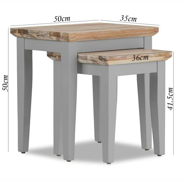 Statement Furniture Florence Nest of Tables 2 Side Lamp Tables