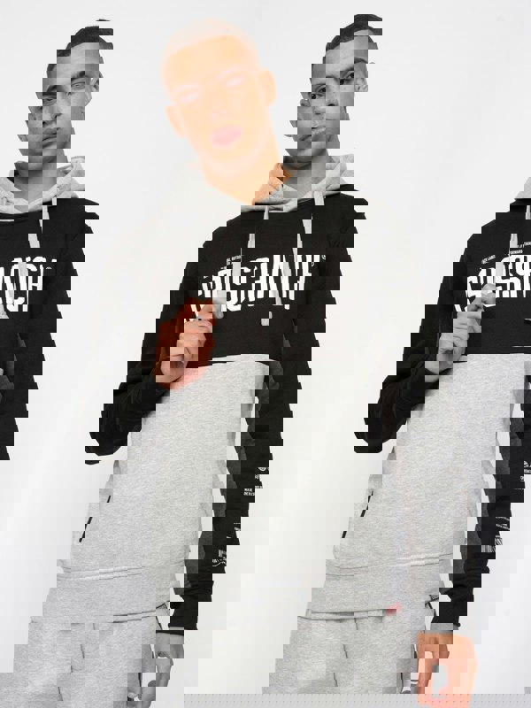 Crosshatch Compounds Hoodie Black/Grey Marl