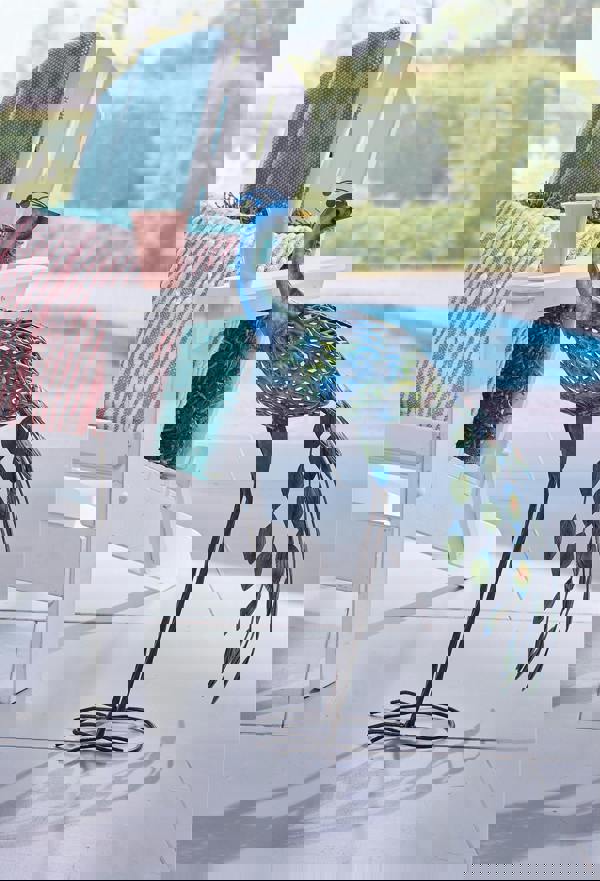 Luxform Peacock Solar Metal Figure