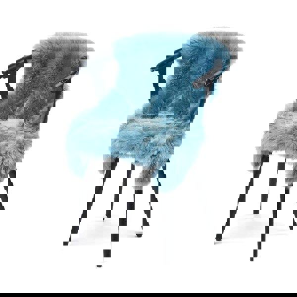 New Zealand Sheepskin | Long Wool | 100 cm Smoke Blue