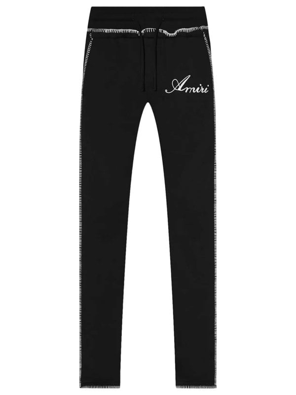 Amiri Stitch Flare Trouser – Black