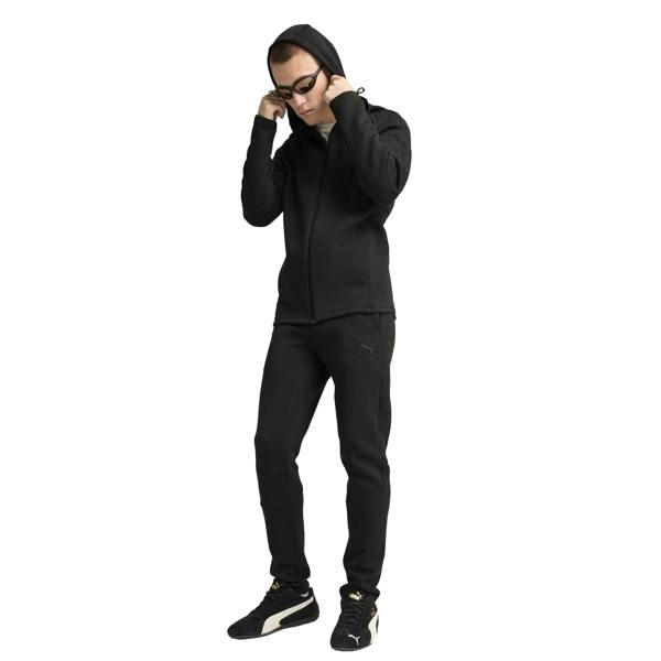 Puma Mens Evostripe Core Fleece Tapered Joggers - Puma Black - 