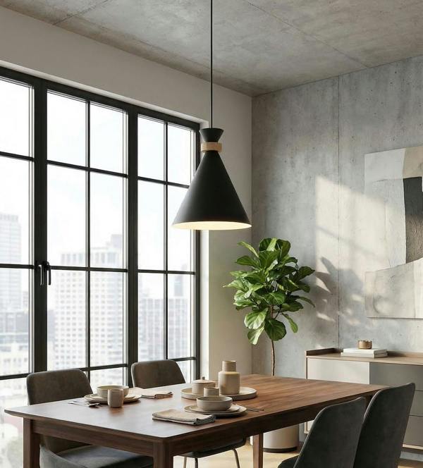 Emibig ZERO Pendant Lamp 1 x E27 Black