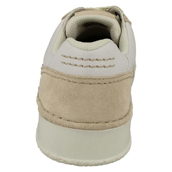 Clarks Ladies Clarks Vintage Sporty Style Two Tone Trainers Craft Cup Court