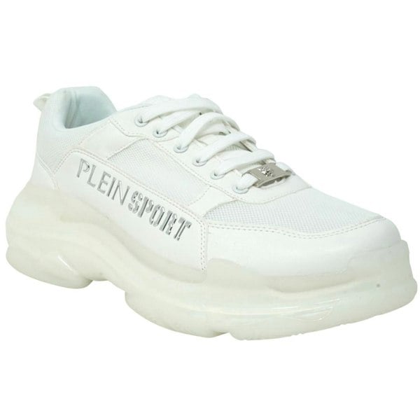 Plein Sport Logo Men's Sneakers - White