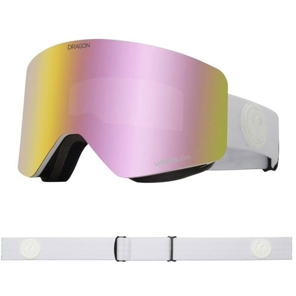 Dragon R1 OTG - Whiteout with Lumalens Pink Ionized & Lumalens Dark Smoke Lens