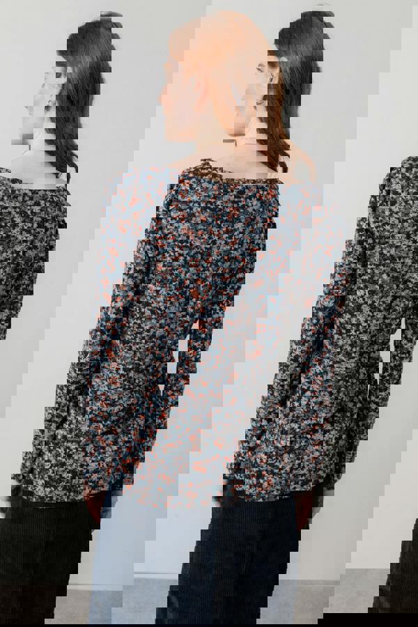 Lily & Me Abigail Brushed Knit Top Red