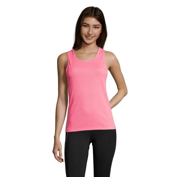 SOLS Womens/Ladies Sporty Performance Sleeveless Tank Top - Neon Pink