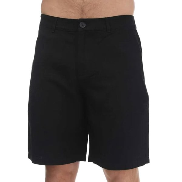 Armani Exchange Mens Linen Rayon Twill Shorts - Navy