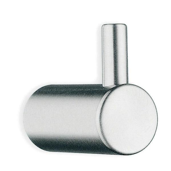 Brushed stainles steel single hook
