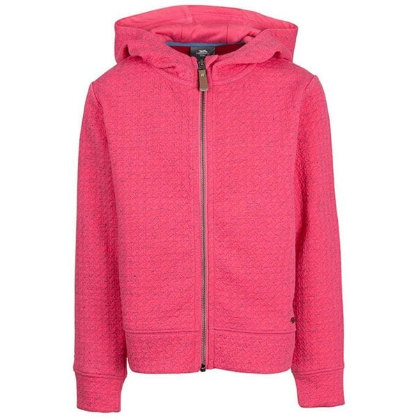 Trespass Childrens/Kids Winnie Marl Hoodie - Pale Pink