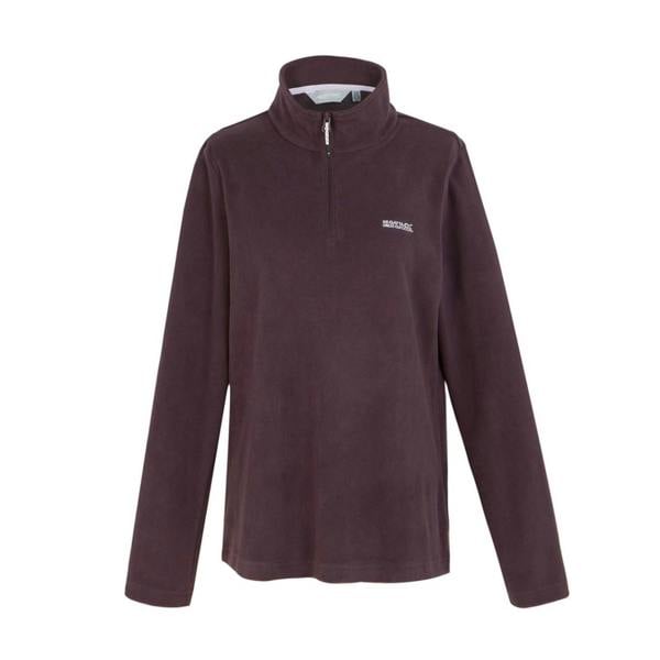 Regatta Great Outdoors Womens/Ladies Sweetheart 1/4 Zip Fleece Top - Deep Plum - 