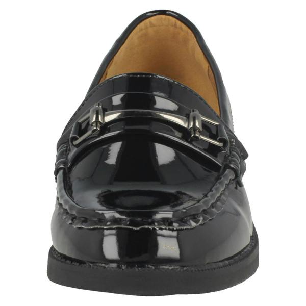 Spot On Ladies Spot On Slip On Casual Loafer Shoes