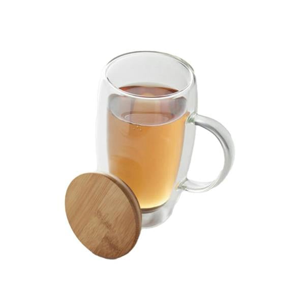 MidOcean Existing Name Borosilicate Glass Double Wall 450ml Mug - Transparent - 
