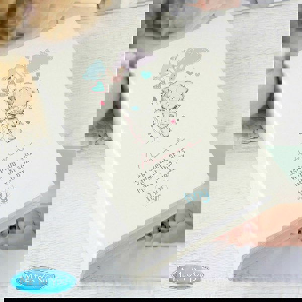 Personalised Memento Company Personalised Tiny Tatty Teddy Pink 6x4 Photo Album with Sleeves