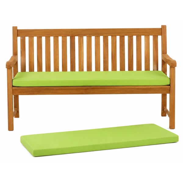 Cushion for 3 Seater Bench in Choice of Colours, 180g/m² Fade-Resistant Polyester Cover with Zipped Removal