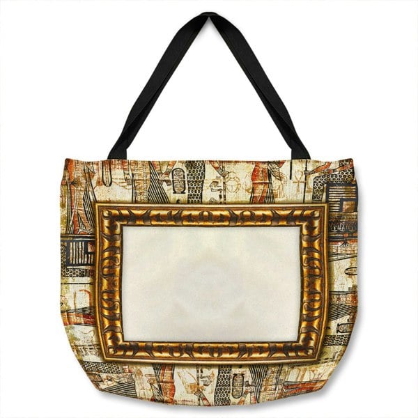 Benjamin Tate Design Rustic Egyptian Frame Tote bag