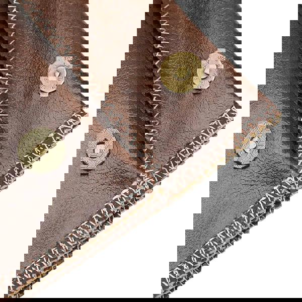 KAV Handcrafted PU Leather Tobacco Pouch - Compact Lightweight 6.23 x 3.4 inches Size for Travel & Daily Use - Durable and Stylish Holder for Smokers