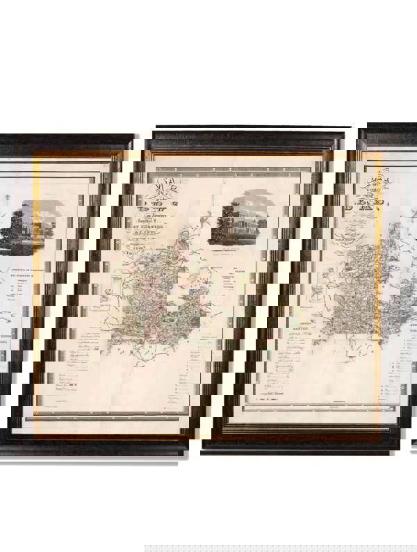 Exceptional Art c.1830 County Maps of England