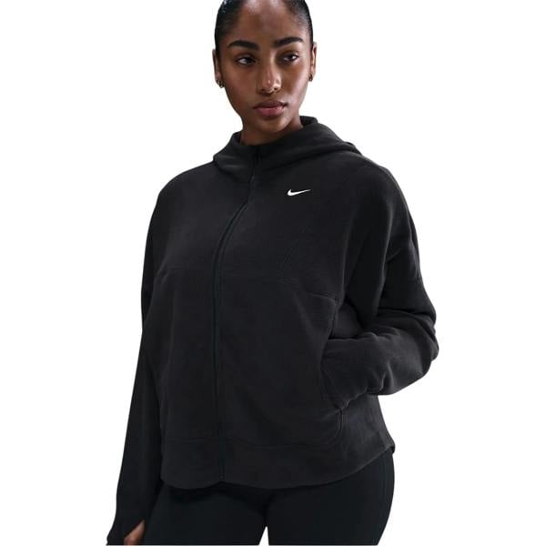 Nike Womens/Ladies Relaxed Fit Hooded Jacket - Black - 