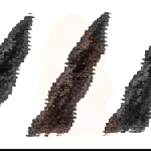 New Zealand Sheepskin | Long Wool | 115x60 cm Walnut