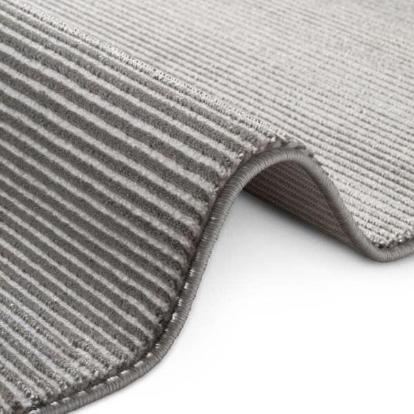 Hanse Home Perles Shortpile Grey Rug Dolomite – Modern Striped