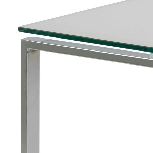 Wyld Haus Set of 3 Frederikssund Glass Top Nesting Coffee Tables