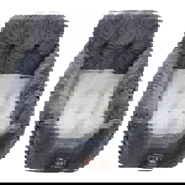 Cozy Dog Car Seat Bed with Storage Pocket and Adjustable Strap Living and Home