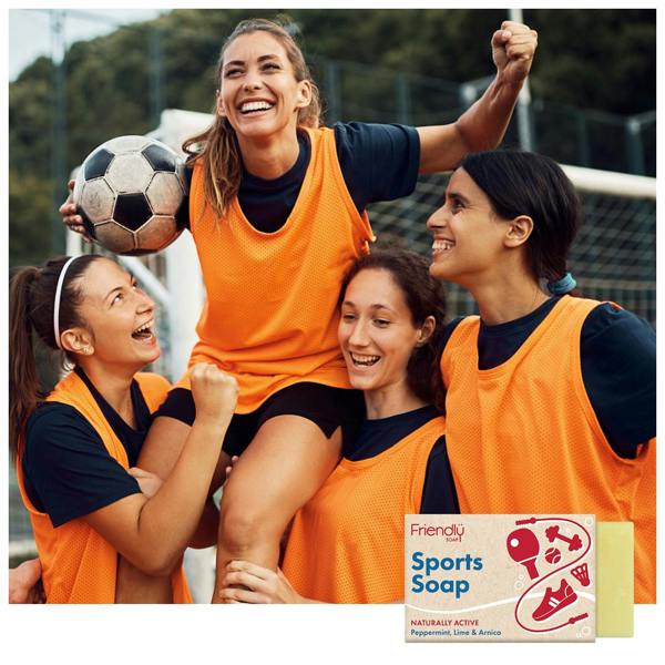 Friendly Soap - Sports Soap - Peppermint, Lime Arnica - 4 X 95g (Copy)