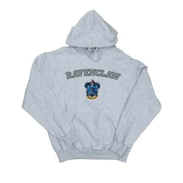 Harry Potter Womens/Ladies Ravenclaw Crest Hoodie - Sports Grey