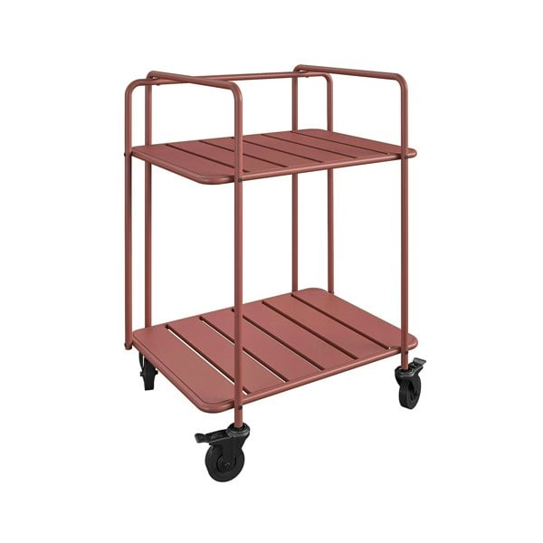 Dorel Home NG Penelope Outdoor Indoor Cart Persimmon