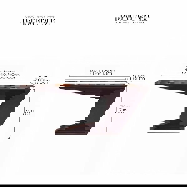 Kofi Modern Office Desk For Home, Black Wood with cream office desk chair