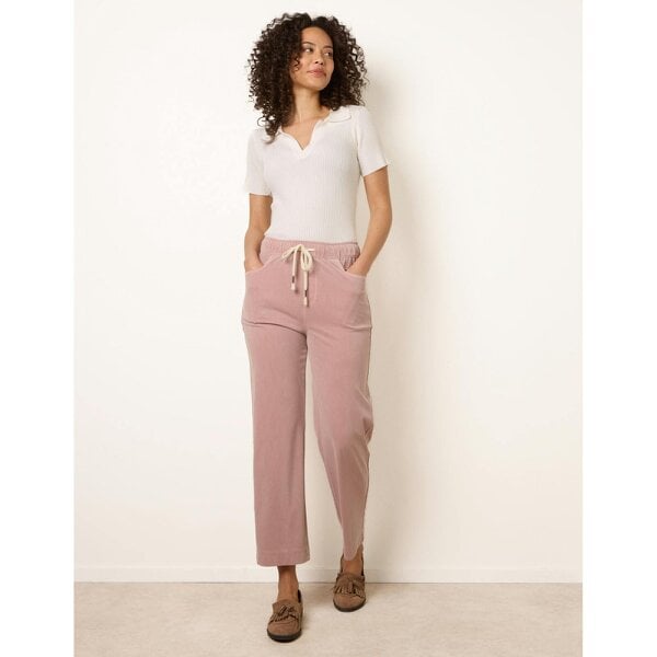 Blue Vanilla Elasticated Waist Trouser With Drawstring